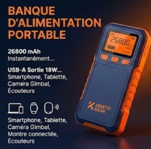 KINETIC GEAR - Powerbank 26800mAh